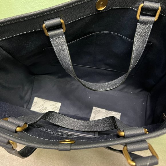 Coach Hudson Double Handle Tote In Signature Chambray c8182 - Picture 5 of 7